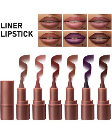 CHAKAE Waterproof Matte Lipstick Pointed Head Lipstick for Daily Travel Makeup - Buy Online on GoSupps.com