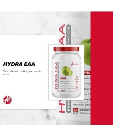 Metabolic Nutrition Hydra EAA 1000g - Essential Amino Acids & Hydration with BCAAs Glutamine Electrolytes & Coconut Water - Delicious Watermelon Flavor - Buy Online on GoSupps.com