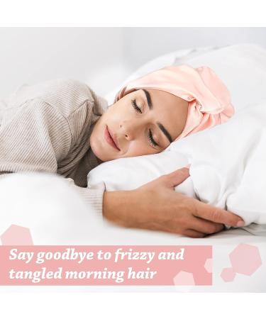 Silk Bonnet Sleep Cap Set with Scrunchies & Scarf for Women - Soft Silk Hair Wrap for Sleeping, Makeup, and Sports - Buy Online on GoSupps.com