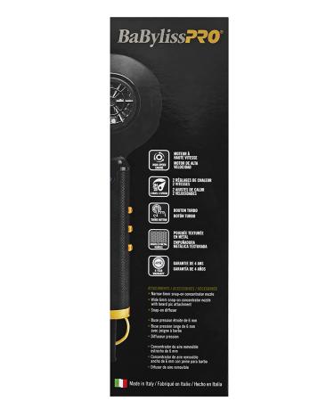 BaBylissPRO BLACKFX Metal Collection Hair Dryer | Professional Performance & Style - Buy Online on GoSupps.com