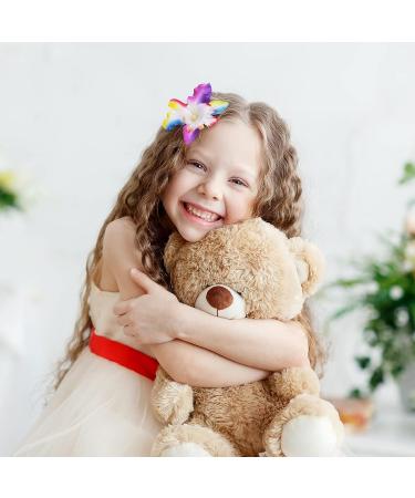 18 Pcs Hawaiian Hibiscus Flower Hair Clips for Women - Tropical Bridal Wedding Hair Accessories - Buy Online on GoSupps.com