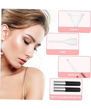 DRESSOOS 4pcs Refillable Eyelash Grow Oil Mascara Wands and Tubes Eyeliner Tube Eyeliner Bottle Empty - Buy Online on GoSupps.com