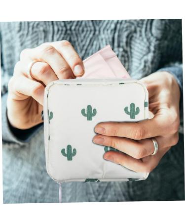 Lurrose Period Bag Set - Portable Napkin Storage for Teen Girls | Cute Nylon Makeup Pouch for Period Essentials - Buy Online on GoSupps.com