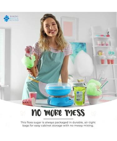 Baking Beauty and Beyond Premium Apple Flavour Cotton Candy Floss Sugar - 800g Bulk Floss Sugar with Natural Ingredients for Every Occasion - Buy Online on GoSupps.com
