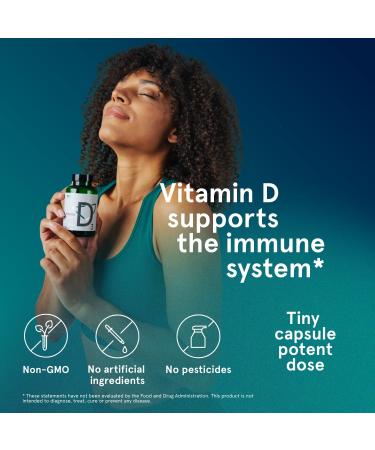 Puori Vitamin D3 Softgels, 2500 IU (62.5 mcg) - Fast Absorbing Vitamin D3 Supplements for Immune System Support, Bone Health & Density and Healthy Muscle Functions - Non-GMO & Gluten-Free - 240 Count 120 Count (Pack of 2) - Buy Online on GoSupps.com