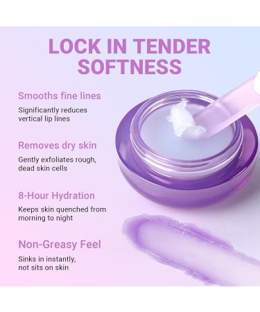 iMethod Lip Mask Overnight - Lip Sleeping Mask for Dry Lips, 8-Hour Hydrating Lip Balm with Hyaluronic Acid, Intense Moisturizing Lip Treatment to Nourish & Repair - Grape 665 Grape - Buy Online on GoSupps.com