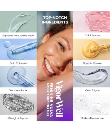 Vaginal Moisturizer Feminine Gel - 10 Pre-Filled Applicators for Vulva Dryness Relief pH Balance & Itch Treatment - Buy Online on GoSupps.com