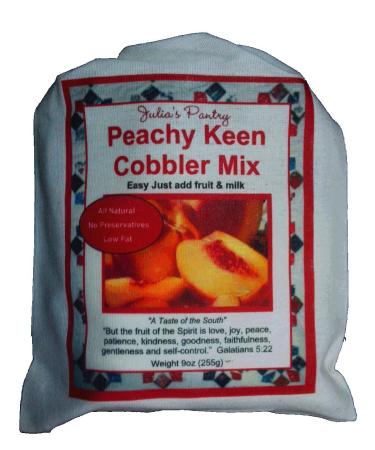 Julia's Pantry Cobbler Mix, Peachy Keen, 9 Ounce
