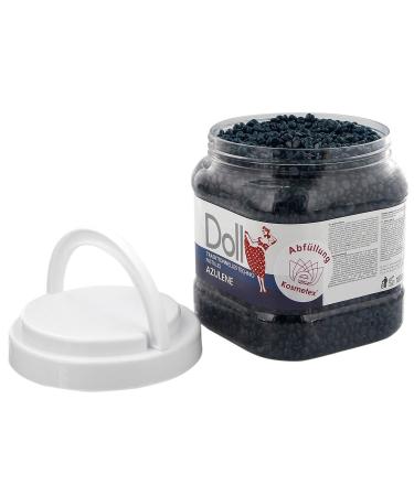 Kosmetex Azulen Techno wax beads doll tin with lid for professional waxing without fleece strips 1000g