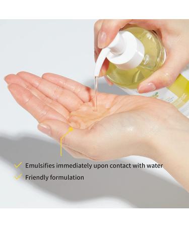 Lanbelle Deep Cleansing Oil 6.76 Oz - GrapeSeed & Lemon Infused | Vegan Face Wash for Acne-Prone & Sensitive Skin - Buy Online on GoSupps.com