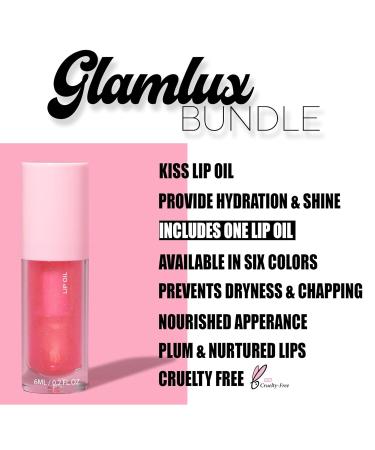 Kiss Lip Oil & Gloss - Non-Sticky Mirror Shine Lip Balm for Dry Chapped Lips | Hydrating & Nourishing Care (2 - Buy Online on GoSupps.com