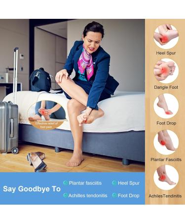 Plantar Fasciitis Night Splint - Adjustable Ankle Brace for Heel Pain Relief | International Shipping Available - Buy Online on GoSupps.com