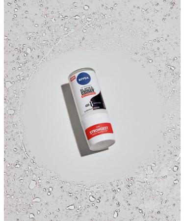 NIVEA Black & White Max Protection (50 ml) Women's Deodorant Roll On Antiperspirant to Reduce White Marks Women's Deodorant Maximum Protection 48h Protection - Buy Online on GoSupps.com