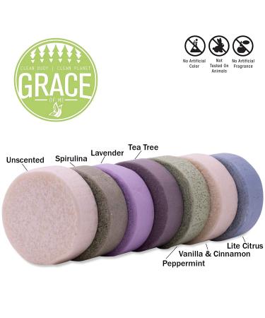 2% Pyrithione Zinc Shampoo Bar with Shea Butter - Sweet Vanilla & Cinnamon | Grace of Me (4 Oz) - Best for Scalp Health & Dandruff Relief | International Shipping Available - Buy Online on GoSupps.com