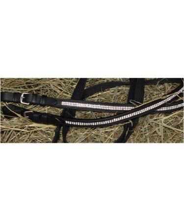 Tysons Breeches Glitter Art Rhinestone Web Reins - 2.40m Black | Rubberized | International Shipping - Buy Online on GoSupps.com