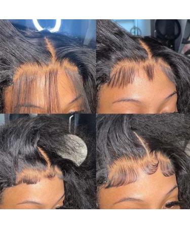 Mongolian Curly Lace Front Wig 13x4 HD Human Hair 180% Density 14inch - Best Selling Deep Kinky Curly Wig for Black Women - Buy Online on GoSupps.com