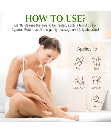 Cyperus Rotundus Oil Cyprus Rotundus Oil for Hair Removal Cyperus Oi-l Natural Soothing and Gentle Reducing Body Hair Growth Smooth Skin & Hair Removal 60ml (1pcs) 2.02 Fl Oz (Pack of 1) - Buy Online on GoSupps.com