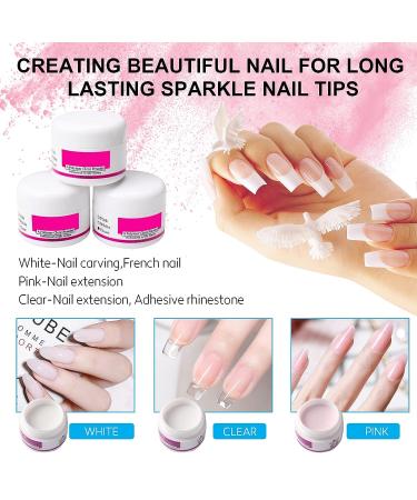 Coosa Acrylic Nail Tools & Glitter Art Kit with Nail Dryer - Professional Manicure Set - Buy Online on GoSupps.com