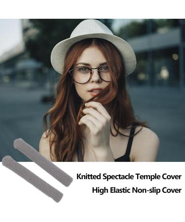Joberio Glasses Ear Pillow & Knitting Corn Cushions | Elastic Non-Slip Glasses Arm Pads & Comfort Cushions - Soft Accessories in Gray - Buy Online on GoSupps.com