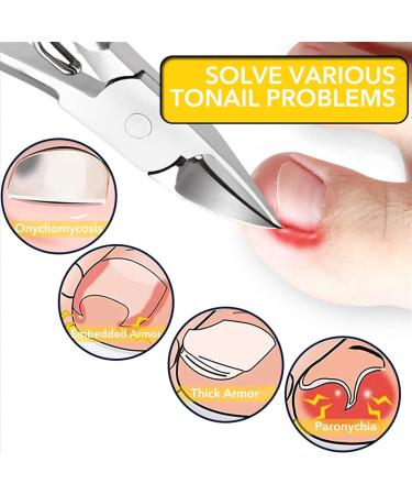 Nail Clipper for Thick Nails 1Pcs Ingrown Nail Clippers Accessories And Manicure Tools Thick Toenails Nipper Edge Cutter Trimmer Cuticle Scissors Pedicure (Color : Red) - Buy Online on GoSupps.com