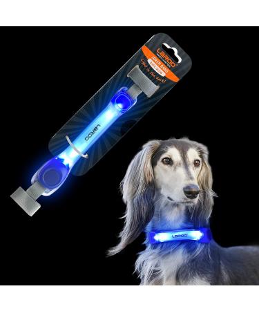 Laroo Safety LED Light Band for Dogs & Cats | Waterproof Easy-Fastening Blue Light for Collars & Dishes | Ideal for Outdoor Sports - Buy Online on GoSupps.com