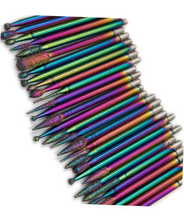 minkissy Drill nail polisher manicure drill bits cuticle drill bit fingernail polishing tools Nail File Drill bit diamond drill bits manicure tools nail grinding head Tools - Buy Online on GoSupps.com