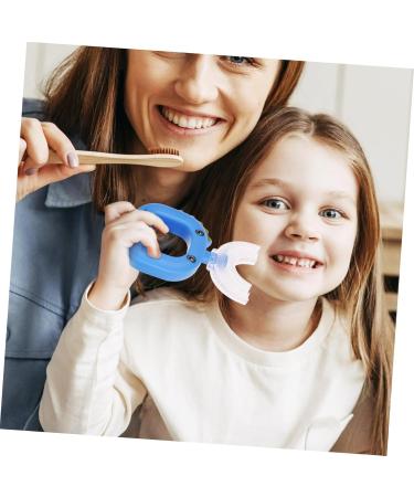 Ultechnovo U-Shaped Toothbrush for Kids | Child-Friendly Tooth Cleaning Tool | Automatic Pebble Angel Design - Buy Online on GoSupps.com