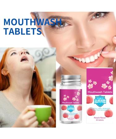 Koahde Natural Mouthwash Tablets - Stop Bad Breath with Concentrated Oral Care 30PCs - Buy Online on GoSupps.com