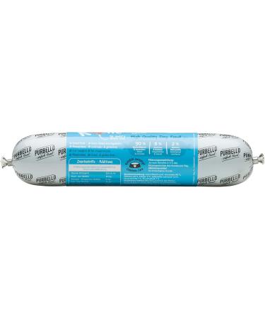 PURBELLO Dog Food Rolls - Lamb with Carrots and Peas - High Meat Monoprotein - Wet Dog Food - Cut Resistant and Grain Free Dog Sausage - 8 x 400g - Buy Online on GoSupps.com