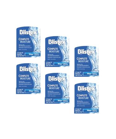 Blistex Complete Moisture .15-Ounce Tubes (Pack of 6) - Hydrating Lip Balm Bundle - Buy Online on GoSupps.com