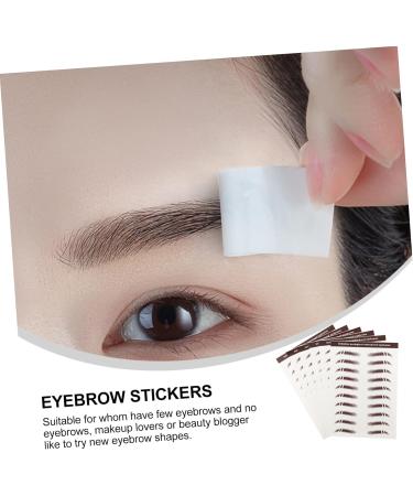 Didiseaon 18 Pcs Eyebrow Stickers Eyebrow 4d Peel off Eyebrows Hair Makeup Brow Sticker Cosmetic Artificial 3d mediumx3pcs Brownx3pcs - Buy Online on GoSupps.com