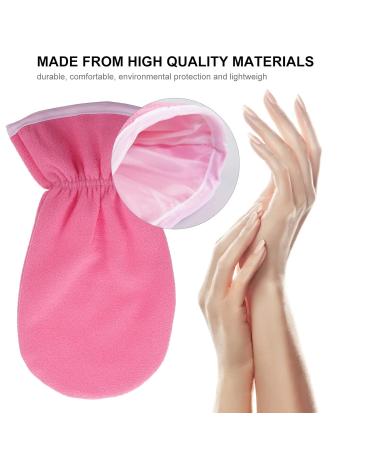 Lurrose 4pcs Paraffin Wax Gloves & Booties | Spa Hand & Foot Care Treatment - Pink - Buy Online on GoSupps.com