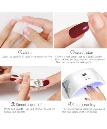 JMEOWIO Brown Nail Foil Stickers - Self-Adhesive UV Curing Gel Nail Design Accessories for Stunning Nail Art - Buy Online on GoSupps.com