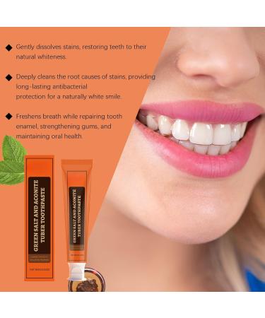 Green Salt Care Toothpaste - Gentle Formula Cleans Teeth Removes Stains Soothes Oral Sensitivity Daily Oral Care(2PCS) - Buy Online on GoSupps.com