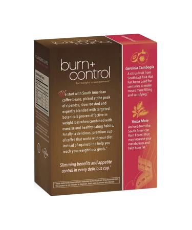 Premium Burn + Control Coffee with Garcinia Cambogia & Yerba Mate for Weight Management - 24 Count - Buy Online on GoSupps.com