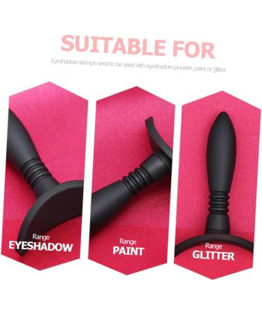 FOMIYES 2 Sets eye shadow stamp makeup stamp girl eyeshadow stamp Eyeshadow Makeup Accessory the lazy seal 1 count (Pack of 1) Blackx2pcs - Buy Online on GoSupps.com