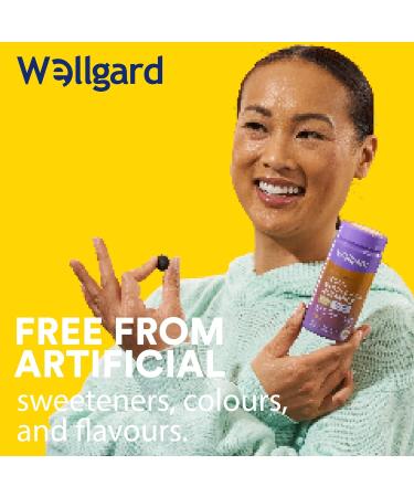 Biotin Hair Growth Gummies | Wellgard Vegan Biotin Supplements | Chewable B7 Vitamins | Mixed Berry Flavour - Buy Online on GoSupps.com