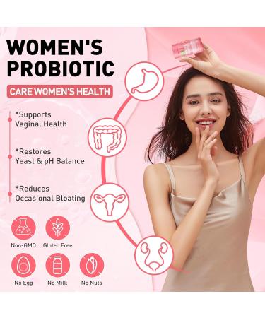 XKQ Probiotic Capsules with Prebiotics & Lactobacillus pH Balance & Flora Support Formula 60 Count - Buy Online on GoSupps.com