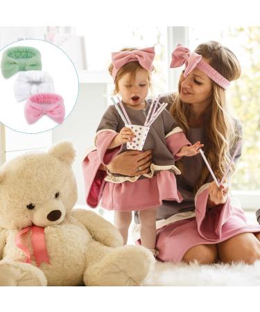 Zocipro 3-Piece Hair Band Set with Silicone Brushes & Facial Sponges - Coral Fleece Makeup Hair Band for Shower Yoga & Skincare - Buy Online on GoSupps.com