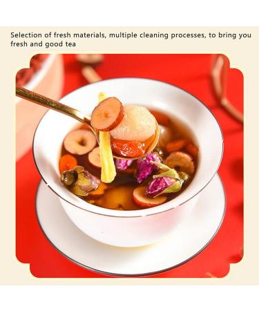 TOPINCN 20 Bags Brown Sugar Ginger Tea 500g Jujube Red Dates Longan Wolfberry Rose Tea Independent Drink Tea Bags for Menstrual Period Cold Hands Feet (20x25g) - Buy Online on GoSupps.com