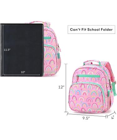 Mibasies Rainbow Toddler Backpack - Perfect for Preschool and Kindergarten, Ideal Kids Backpack for Boys and Girls - 7L Capacity - Buy Online on GoSupps.com