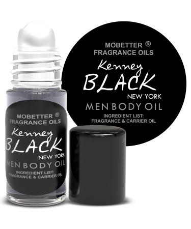 MOBETTER FRAGRANCE OILS Kenney Black New York 1 Oz Perfume Fragrance Body Oil for Men