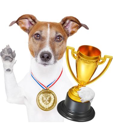 3 Pieces Mini Gold Trophy Cups for Kids - Perfect for Sports Tournaments and Parties - 1.8 x 1.8 x 3.3 Inch - Buy Online on GoSupps.com