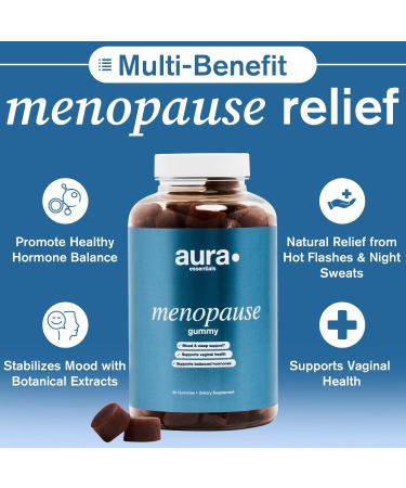 Menopause Gummy Supplements with Magnolia Bark Extract Relief from Night Sweats & Hot Flashes | 60 Gummies for Natural Energy Support - Shop Now - Buy Online on GoSupps.com