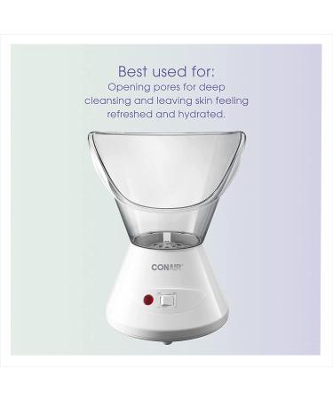 Conair True Glow Warm Steam Facial Sauna - Hydrating Moisture Mist System - Buy Online on GoSupps.com