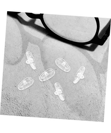 20 Pairs Silicone Nose Pads for Glasses - Non-Slip Reusable Adhesive Grips - Transparent Eyeglass Replacement Nose Pads for Comfort - Buy Online on GoSupps.com