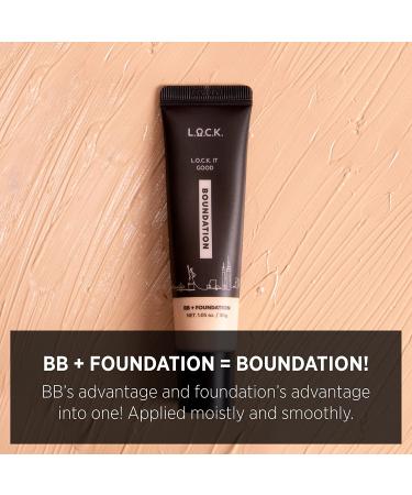 Lock It Good Boundation - 04 Light Buff (BB + Foundation) | Lightweight Blend for Flawless Finish - 1.05 fl.oz./30g - Buy Online on GoSupps.com