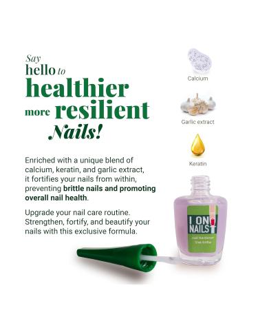 I On Nails: Ultimate Nail Strengthener & Growth Treatment - Clear Hardener & Keratin Repair for Damaged Nails - Buy Online on GoSupps.com