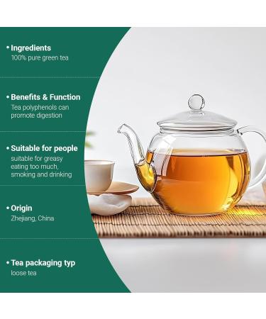 BaishaTeas Th vert Gunpowder - 250 g - Feuilles de th roul es en forme de boules - Th vert de haute qualit provenant directement de Chine (100g) - Buy Online on GoSupps.com