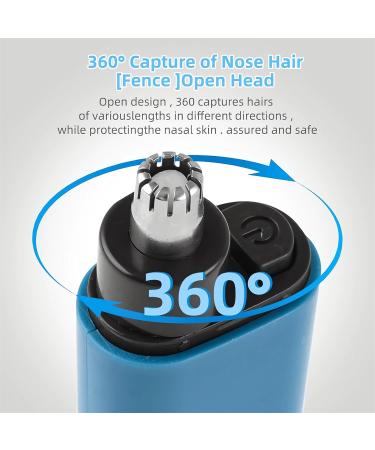 Portable Nose Hair Trimmer 2024 | Rechargeable Electric Trimmer for Men & Women | Nose Ear & Eyebrow Hair Removal - Buy Online on GoSupps.com
